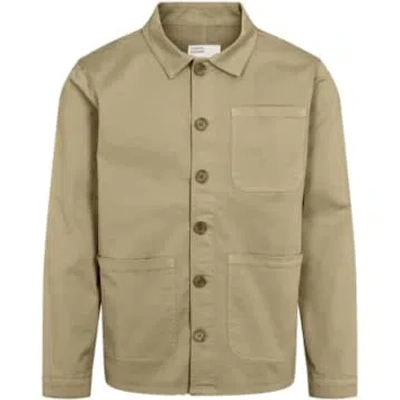 Shop Colorful Standard Workwear Jacket Khaki In Neutrals