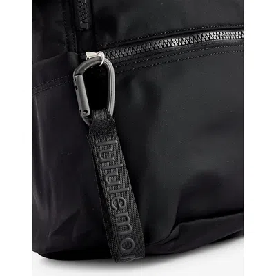 Lululemon Mens Black New Crew Brand-print Shell Backpack In Black