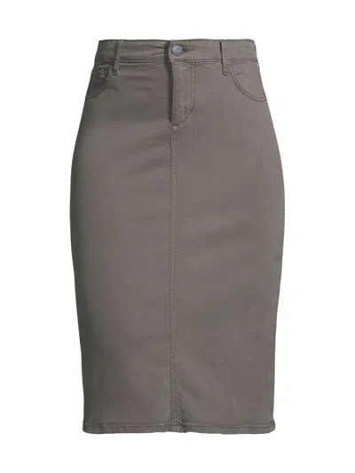 Shop Slink Jeans, Plus Size Women's Denim Pencil Skirt In Jolene