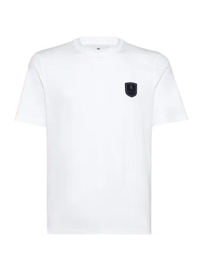 Shop Brunello Cucinelli Men's Techno Jersey Crew Neck T-shirt In White