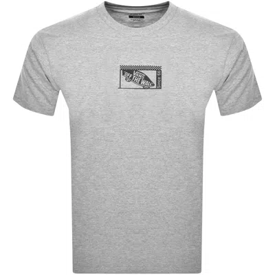 Shop Vans Classic Tech Box Logo T Shirt Grey