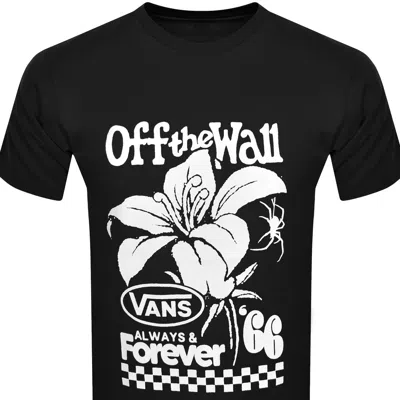 Vans Classic Petal And Pest T Shirt Black In Black