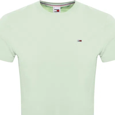 Shop Tommy Jeans Classic Slim Fit T Shirt Green