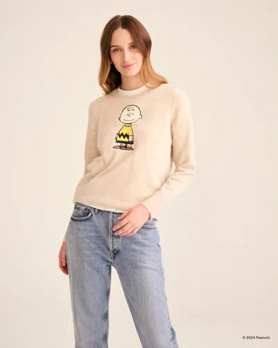 Shop Naadam Women's Charlie Brown Cashmere Sweater In Oatmeal