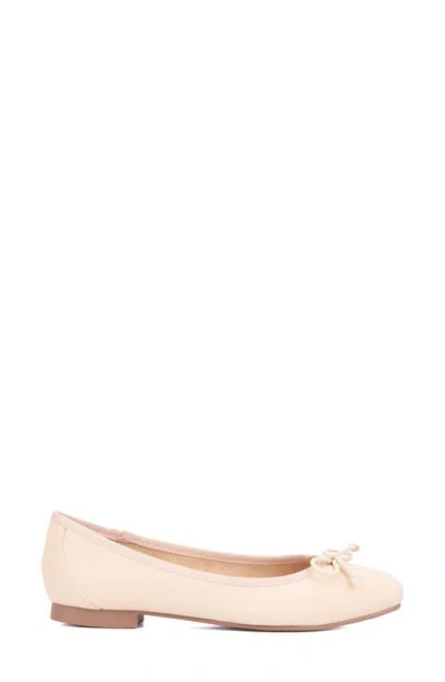 New York And Company Paulina Ballet Flat In Blush