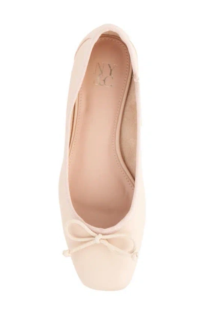 Shop New York And Company Paulina Ballet Flat In Blush