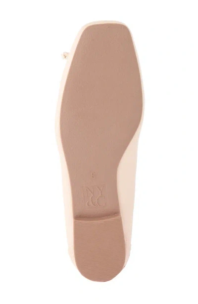 Shop New York And Company Paulina Ballet Flat In Blush