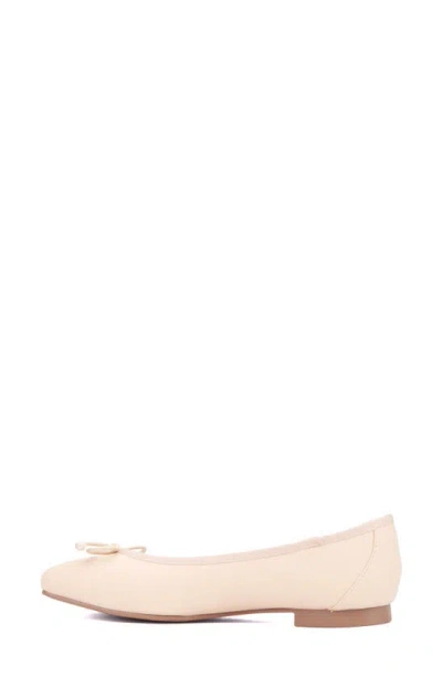 Shop New York And Company Paulina Ballet Flat In Blush