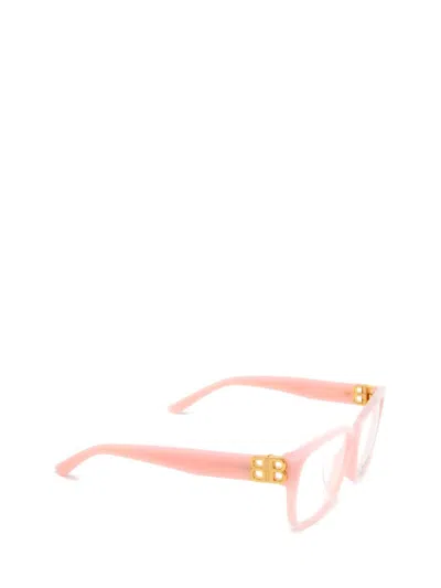 Shop Balenciaga Eyeglasses In Pink