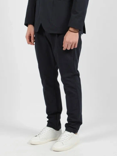 Shop Herno Wavy Touch Laminar Trousers In Blue