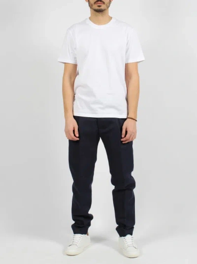 Shop Nine In The Morning Fold Chino Pence Trousers In Blue