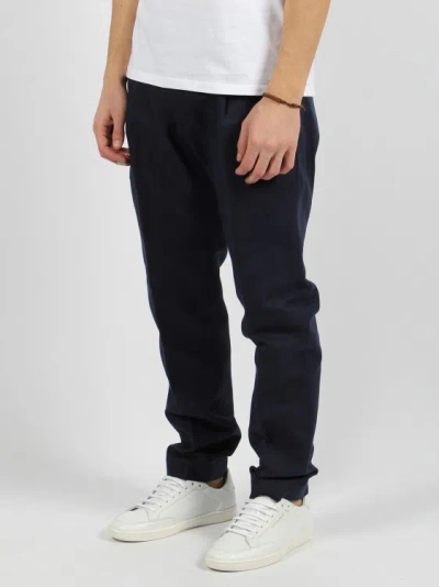 Shop Nine In The Morning Fold Chino Pence Trousers In Blue