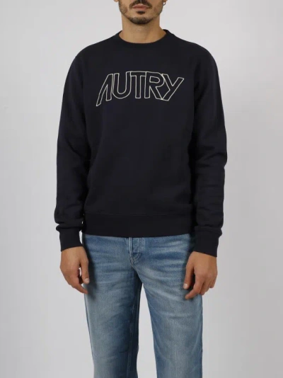 Shop Autry Logo Icon Sweatshirt In Blue