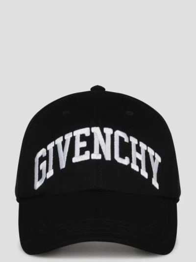 Shop Givenchy College Embroidered Cap In Black