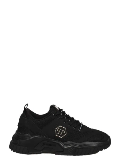 Shop Philipp Plein Predator Sneakers In Black