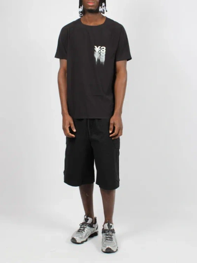 Shop Y-3 Wrkwr Shorts In Black