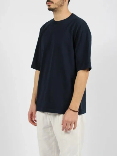 Shop White Sand Cotton Jersey T-shirt In Blue