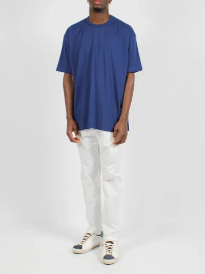 Shop Comme Des Garçons Jersey Cotton Basic T-shirt In Blue