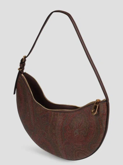 Shop Etro Medium  Essential Hobo Bag In Brown