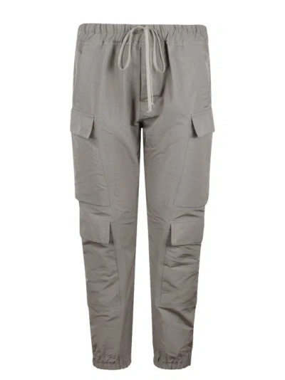 Shop Rick Owens Mastodon Megacargo Pant In Grey