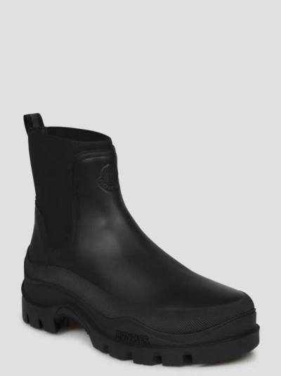 Shop Moncler Larue Chelsea Boot In Black