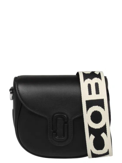 Shop Marc Jacobs The J Marc Small Saddle Bag In Black