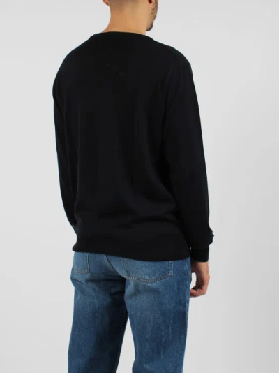 Shop Moreno Martinelli Wool Blend Crewneck Sweater In Blue