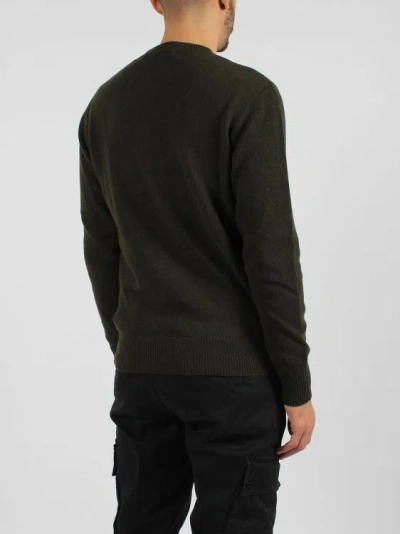 Shop Moreno Martinelli Wool Crewneck Sweater In Green