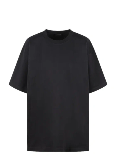 Shop Balenciaga Back T-shirt In Black