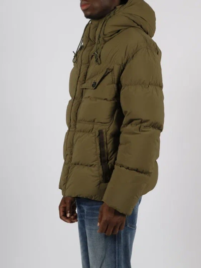 Ten C Survival Down Jacket In Green
