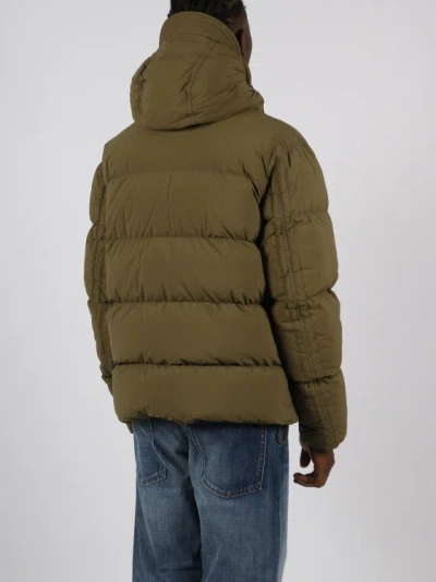 Ten C Survival Down Jacket In Green