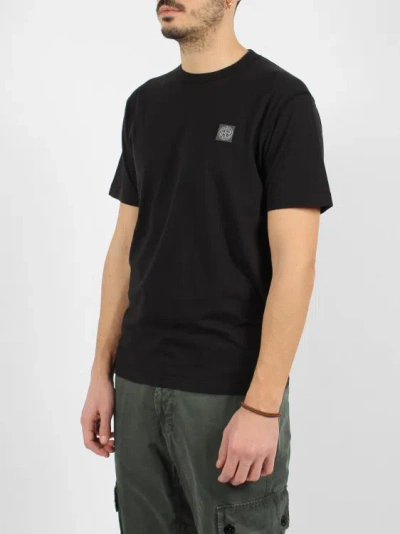 Shop Stone Island Short Sleeve T-shirt In Black
