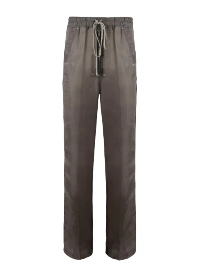 Shop Rick Owens Drawstring Geth Belas Pant In Grey