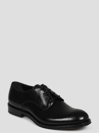 Shop Corvari Lace Up Shoes In Black