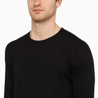 Shop Loro Piana Total Eclipse Crew-neck Sweater In Black