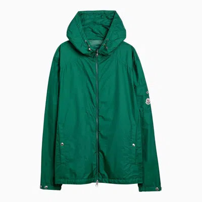 Shop Moncler Etiache Nylon Waterproof Jacket In Green