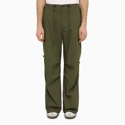 Shop Needles Olive Filed Pants In Green