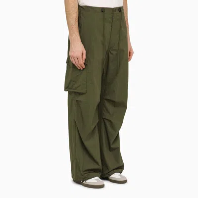 Needles Utilitarian Straight-leg Pants With Multiple Flap Pockets In Green