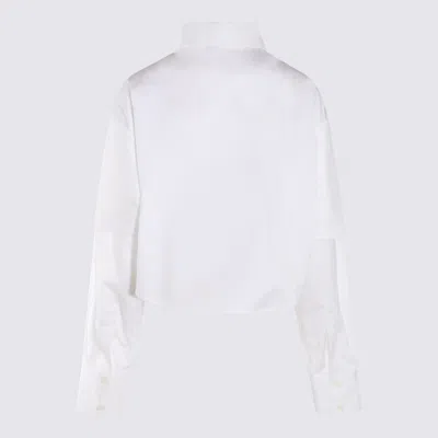 Shop Off-white White Cotton Shirt In White/white
