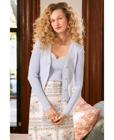 Shop Cece Women's Floral Print A-line Maxi Skirt In Egret