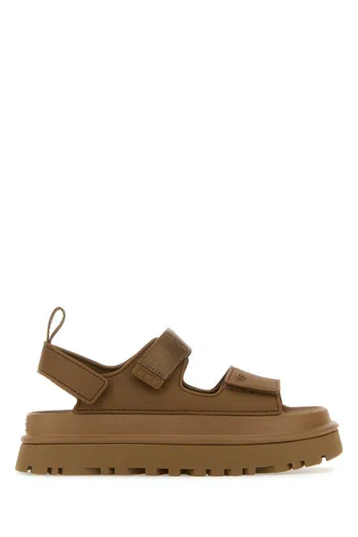 Shop Ugg Sandals In Brown