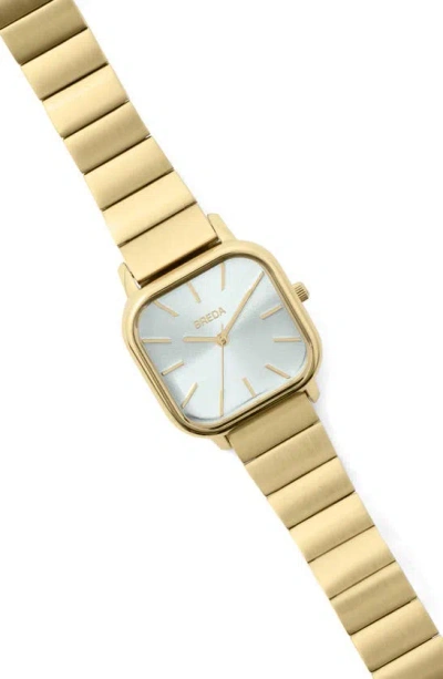 Shop Breda Esther Bracelet Watch, 26mm In Gold/ Gold/ Mistdnu