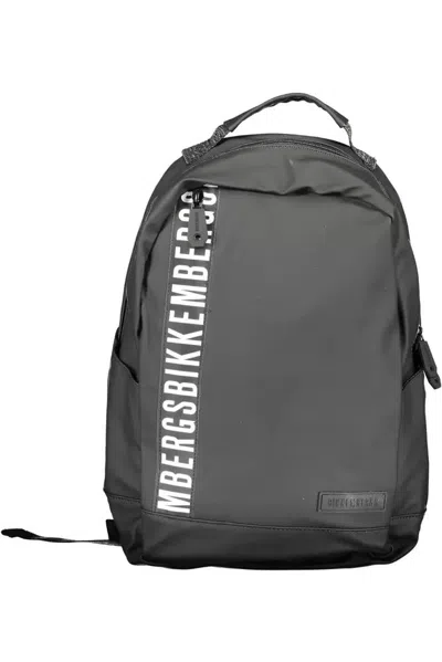 Shop Bikkembergs Black Polyethylene Backpack