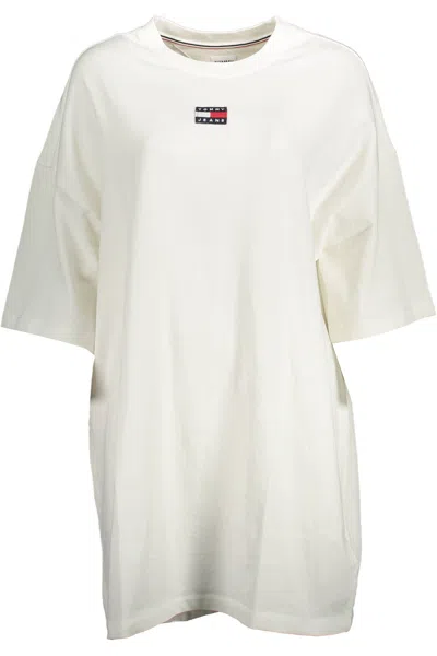 Shop Tommy Hilfiger White Cotton Dress