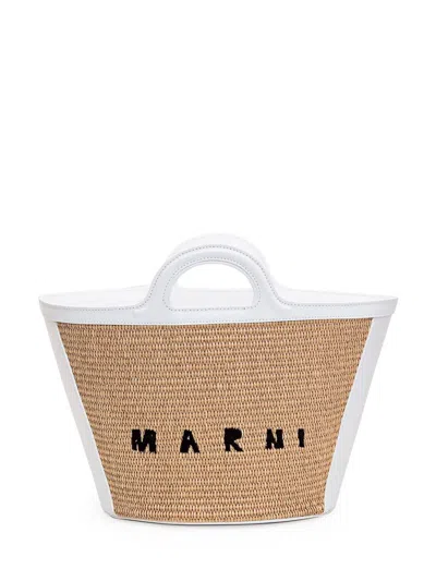 Shop Marni Tropicalia Small Bag In White