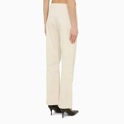 Shop Our Legacy Regular Trousers In White