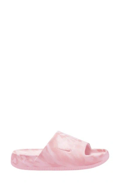 Shop Nike Calm Slide Sandal In Pink Foam / Pink Foam
