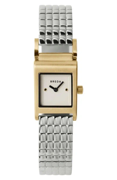 Shop Breda Revel Bracelet Watch, 18mm In Silver And Golddnu