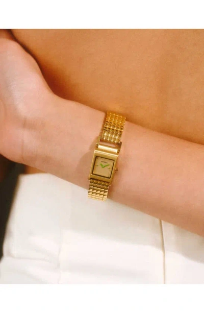 Shop Breda Revel Bracelet Watch, 18mm In Golddnu