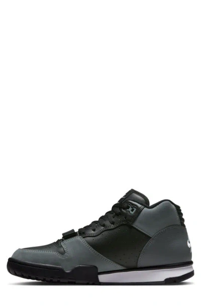 Shop Nike Air Trainer 1 Sneaker In Black/ White/ Dark Grey
